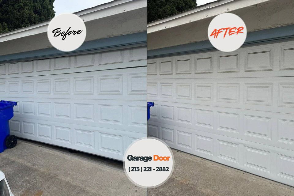 Before and after: Garage Door Installation & Replacement Maryville, TN